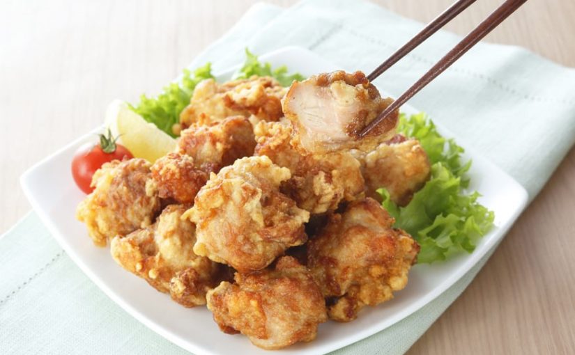 昆布仕立ての鶏もも唐揚げ